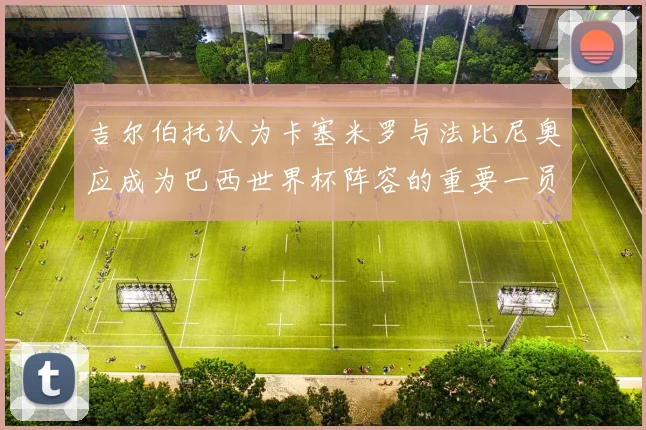 吉尔伯托认为卡塞米罗与法比尼奥应成为巴西世界杯阵容的重要一员